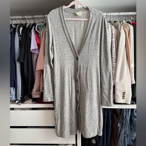 Saturday Sunday Anthropologie Gray Cardigan